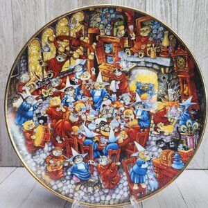Food Fight by Bill Bell Collectors Plate Franklin Mint Heirloom Limited Edition